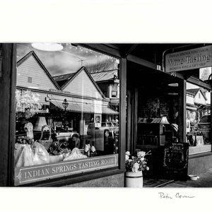 Vintage Old Town Infrared Street Scene Photo Art Print 12x9 Signed Matting + COA